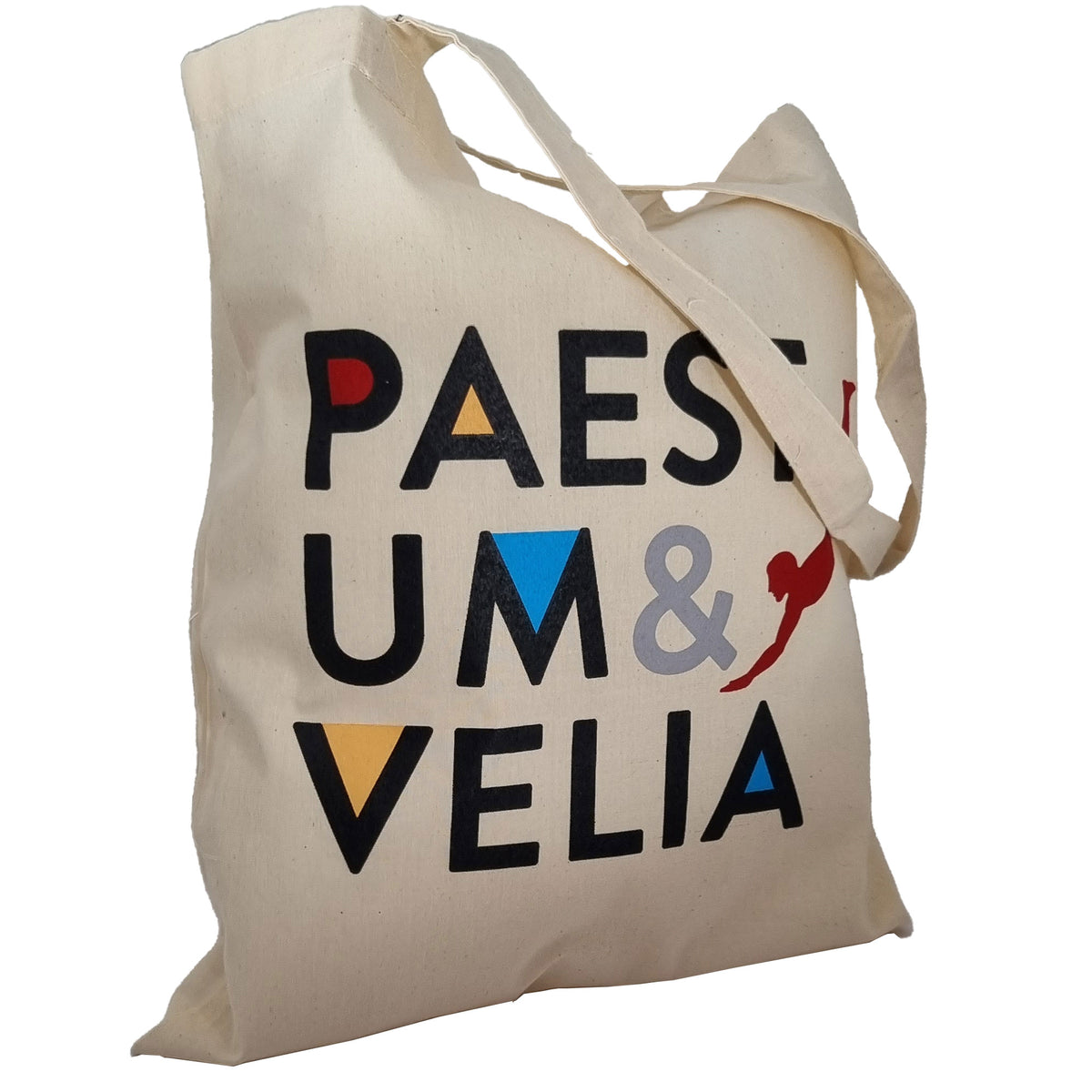 Shopper-Tasche Paestum & Velia – Schwarze oder weiße Baumwolle