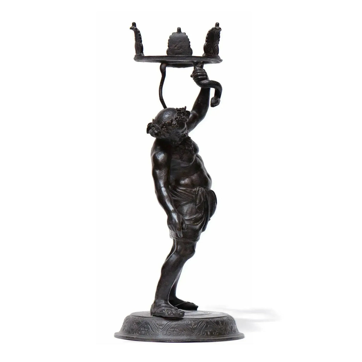 Pompejanische Bronzestatue des Silen
