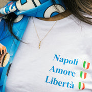 Luciano De Crescenzo Naples Shield T-Shirt