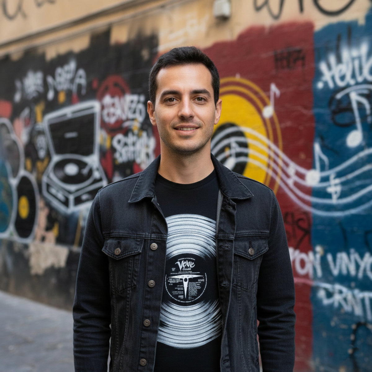 Disco-T-Shirt für Herren
