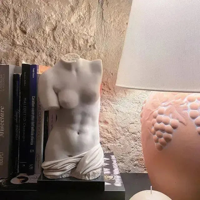 Skulptur der Venus von Milo, Marmorbüste 27 cm
