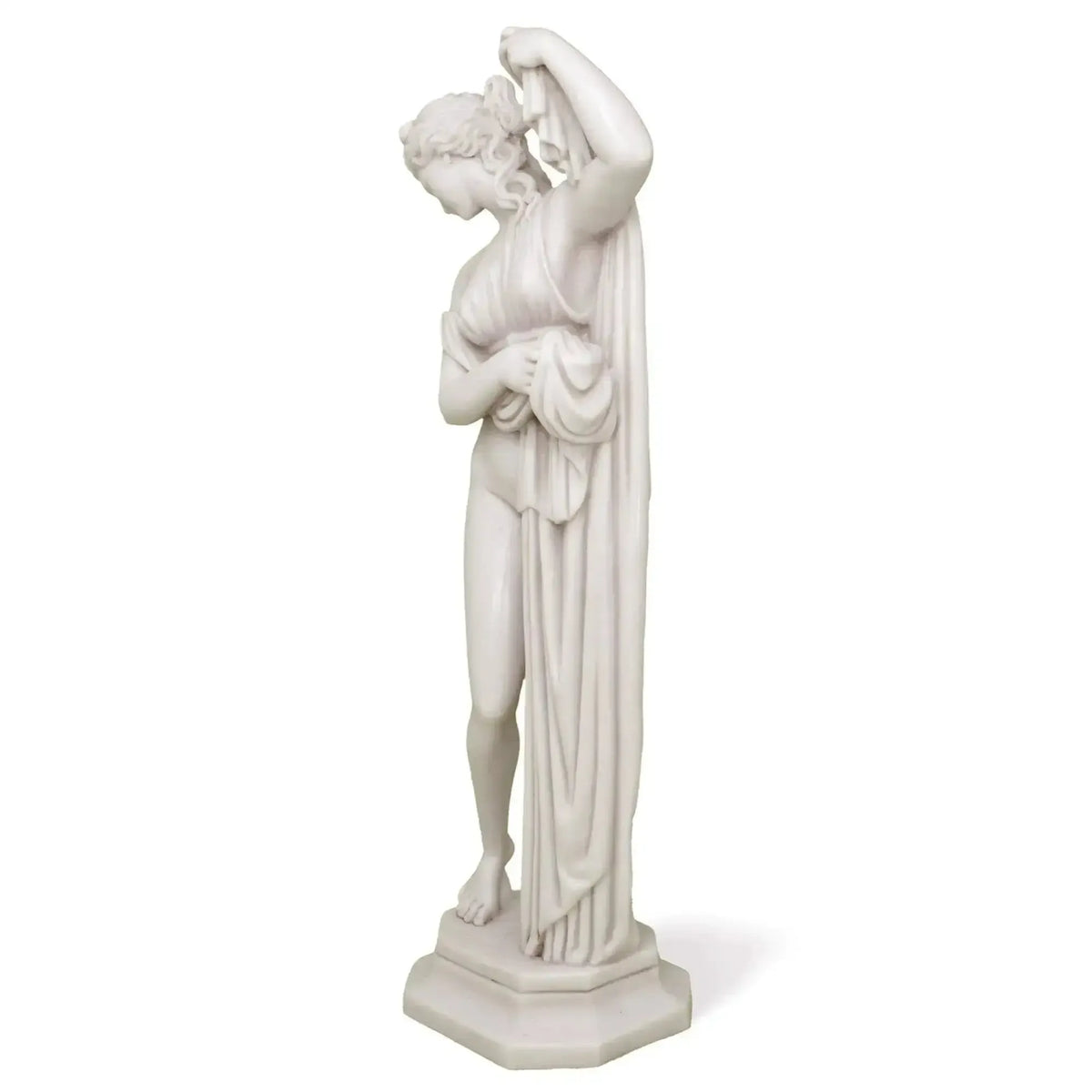 Estatua de Afrodita Callipygia de 38 cm en mármol