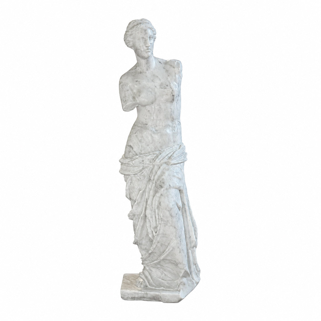 Venere di Milo — Scultura in Marmo di Carrara | h 70 cm | Scolpita a Mano in Italia