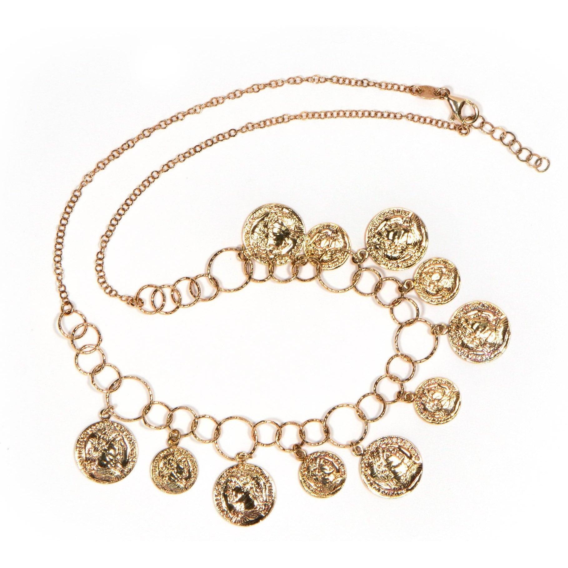 Collana GHA in argento sterling 925 con medaglione - Tigris Antiques & Art Collana GHA in argento sterling 925 con medaglione - Tigris Antiques & Art