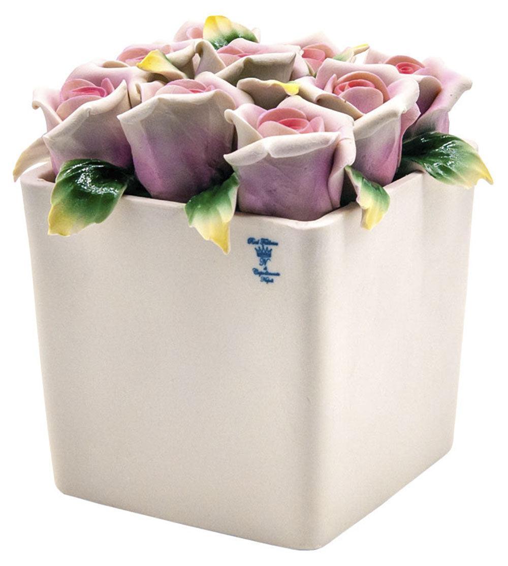 CENTRE DE TABLE De Rose Fleurs Ornement Capodimonte Ornements CENTRE DE TABLE De Rose Fleurs Ornement Capodimonte Ornements