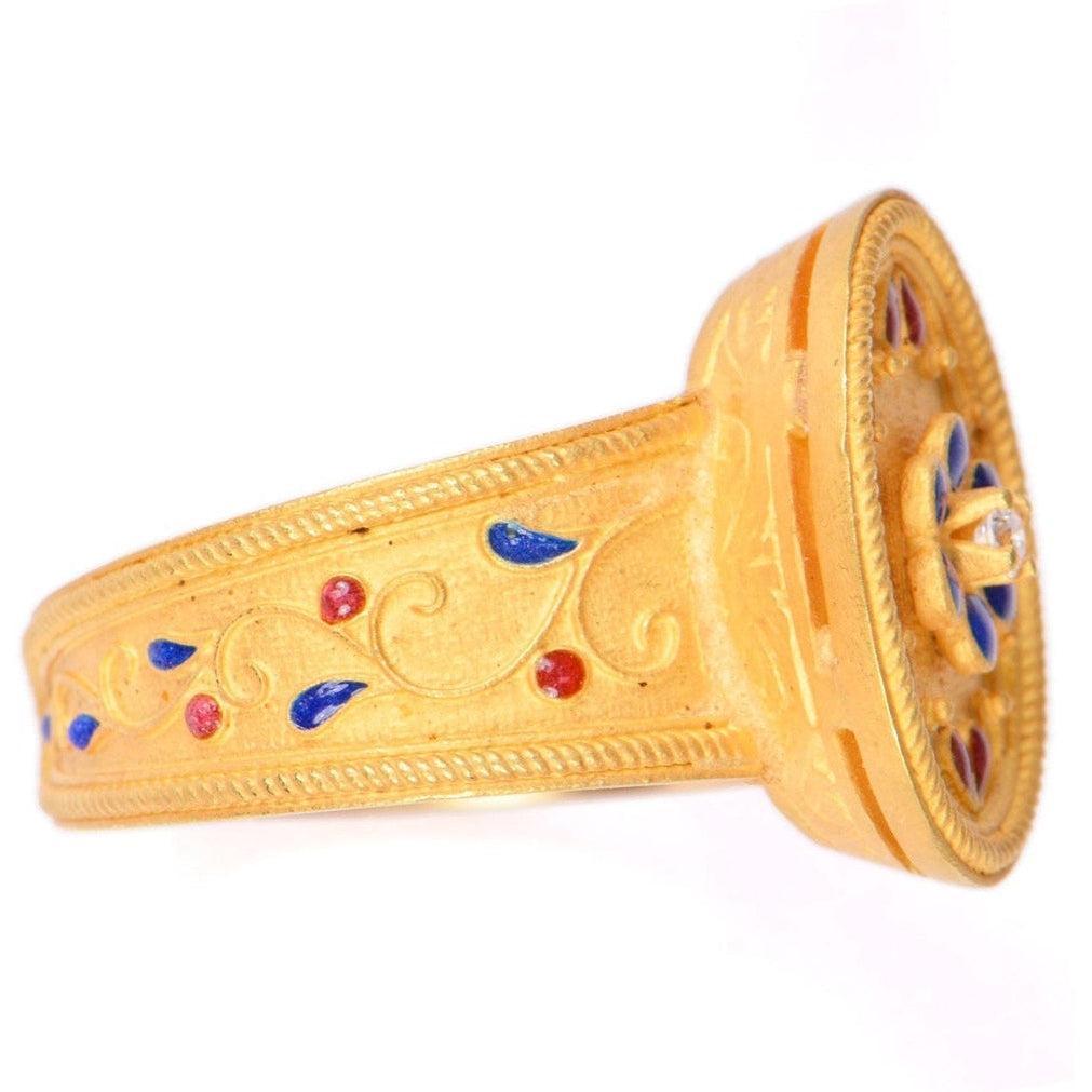 Anello etrusco oro 18 KT gioielli antichi in vendita – Museum Shop