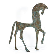 Greek Horse Bronze Statuette
