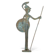 Greek Warrior Bronze Statuette