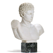 Hermes bust in marble
