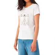 Vitruvian Man Womens T-Shirt