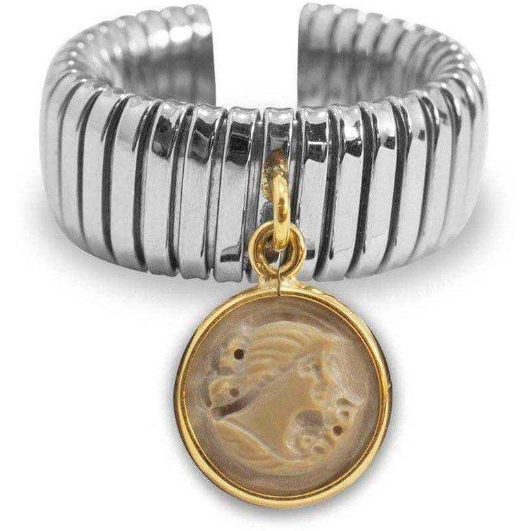Anillo banda Piedra del Vesubio-Museum Shop Italy