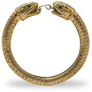 Armilla a Corpo di Serpente di Ercolano Bracciale Argento 925 placcato Oro 18K-Museum Shop Italy
