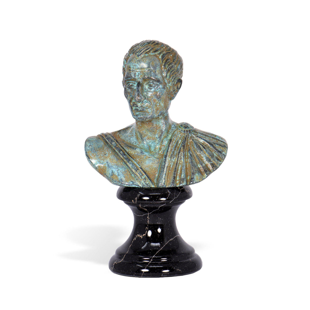 Gaius Julius Caesar - Bronzestatue 11 cm