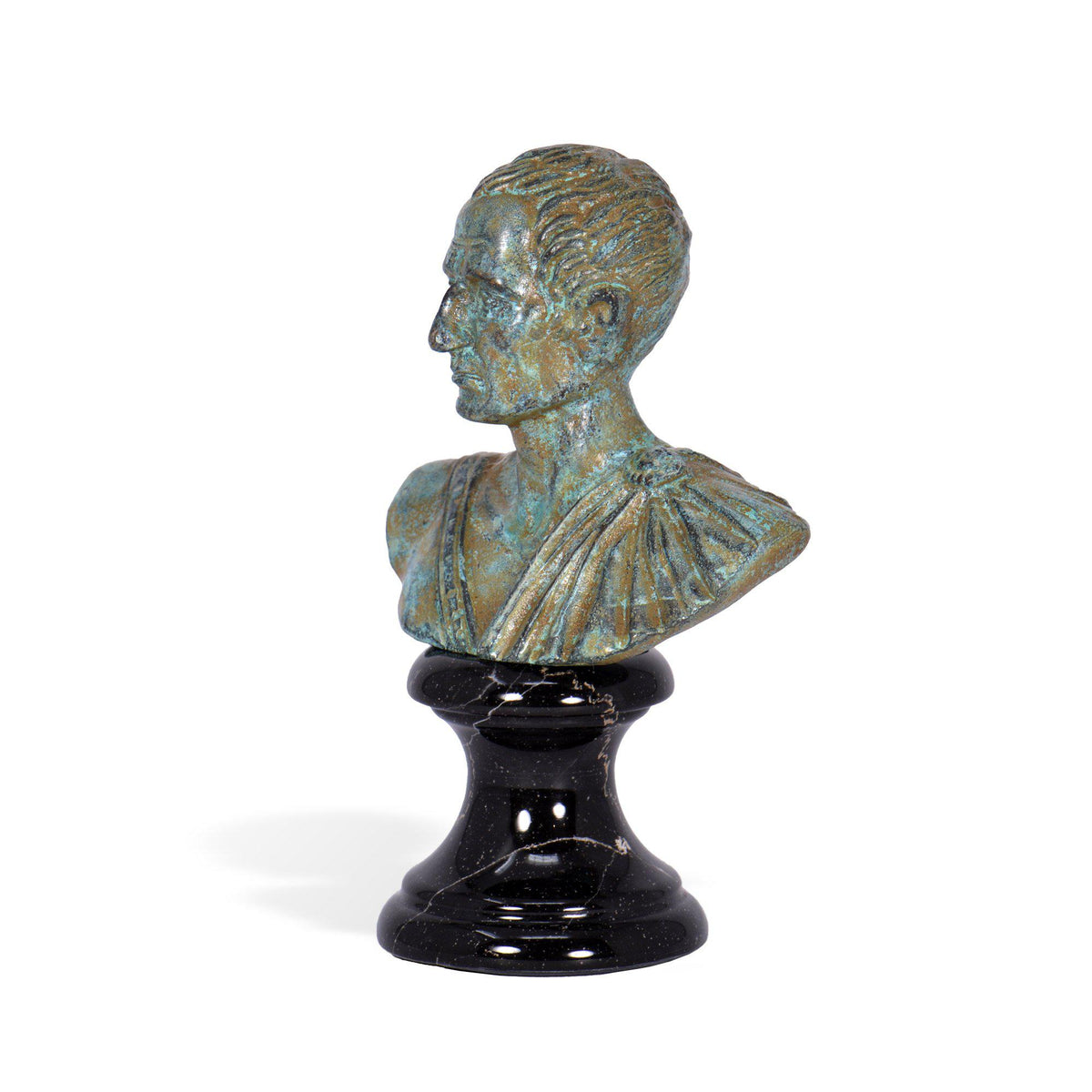 Gaius Julius Caesar - Bronzestatue 11 cm