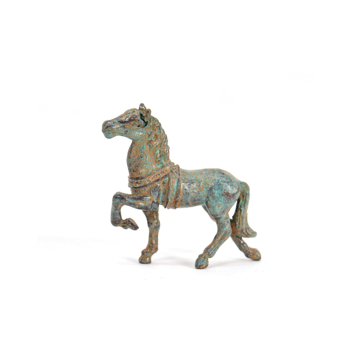 Griechisches Pferd (Mignon) - Bronzefigur 4,5 cm