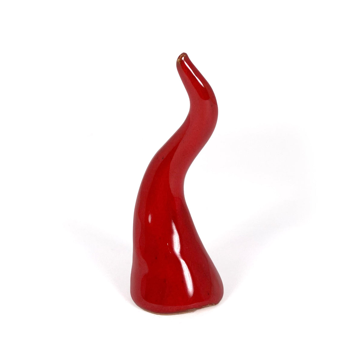Large Terracotta Flame Horn