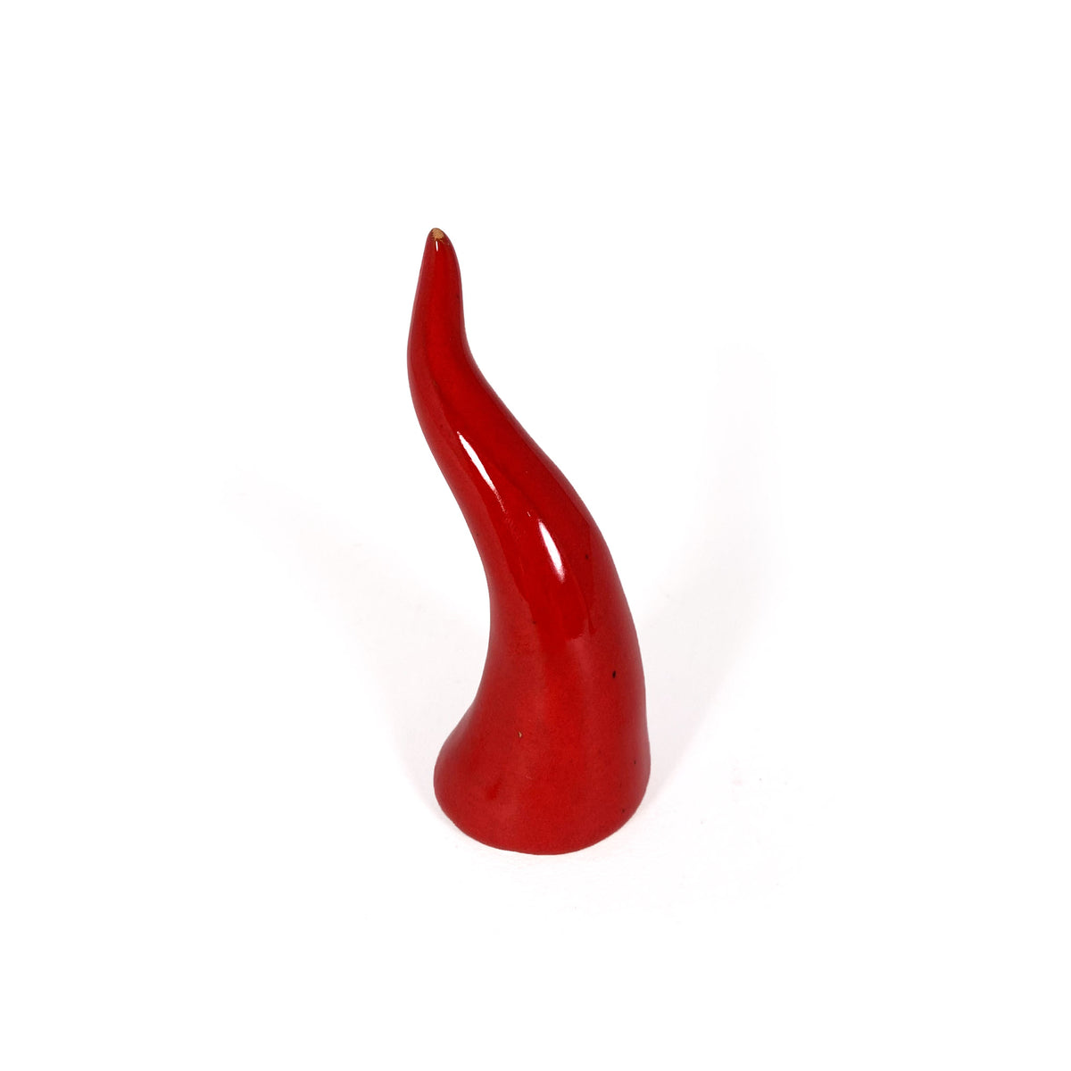 Medium Terracotta Flame Horn