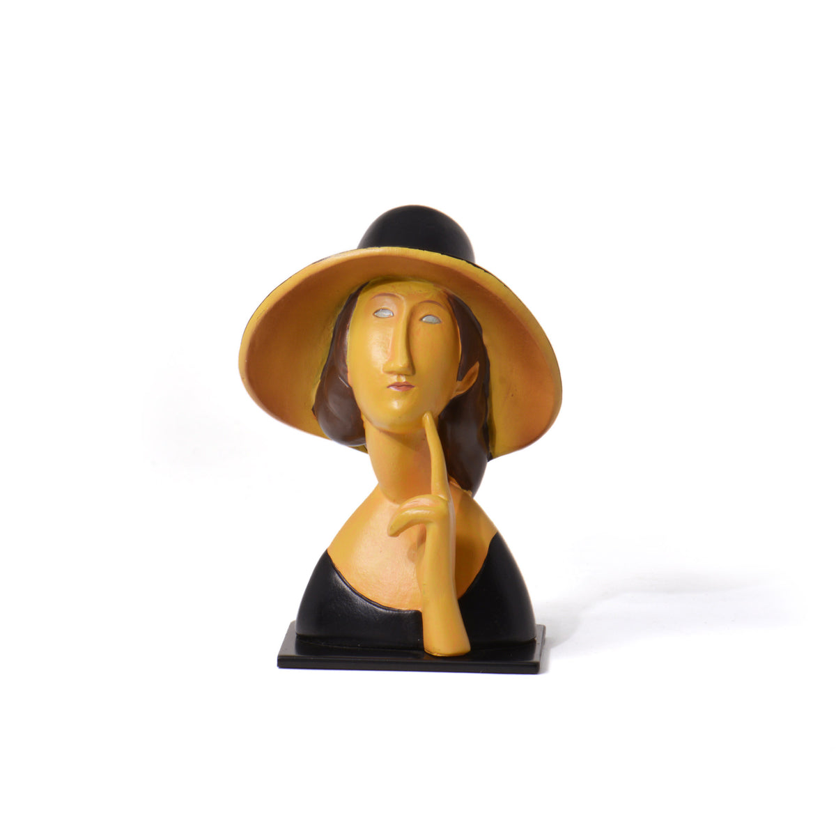 Mujer con sombrero de Modigliani, réplica tridimensional