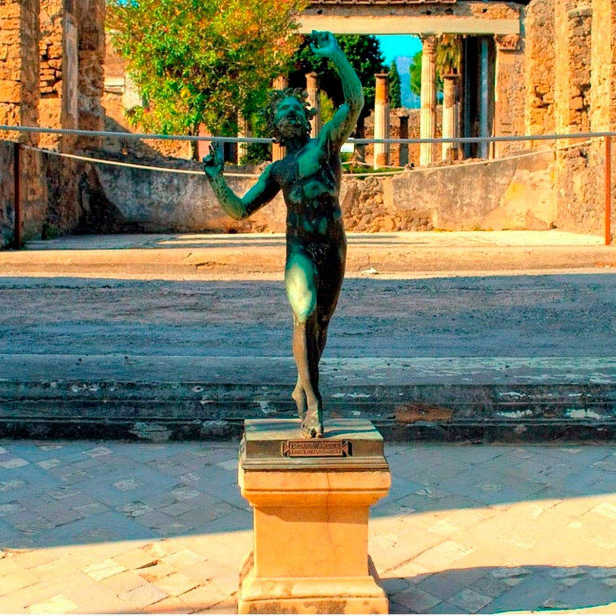 Tanzender Faun von Pompeji - 3D-Druck 40 cm