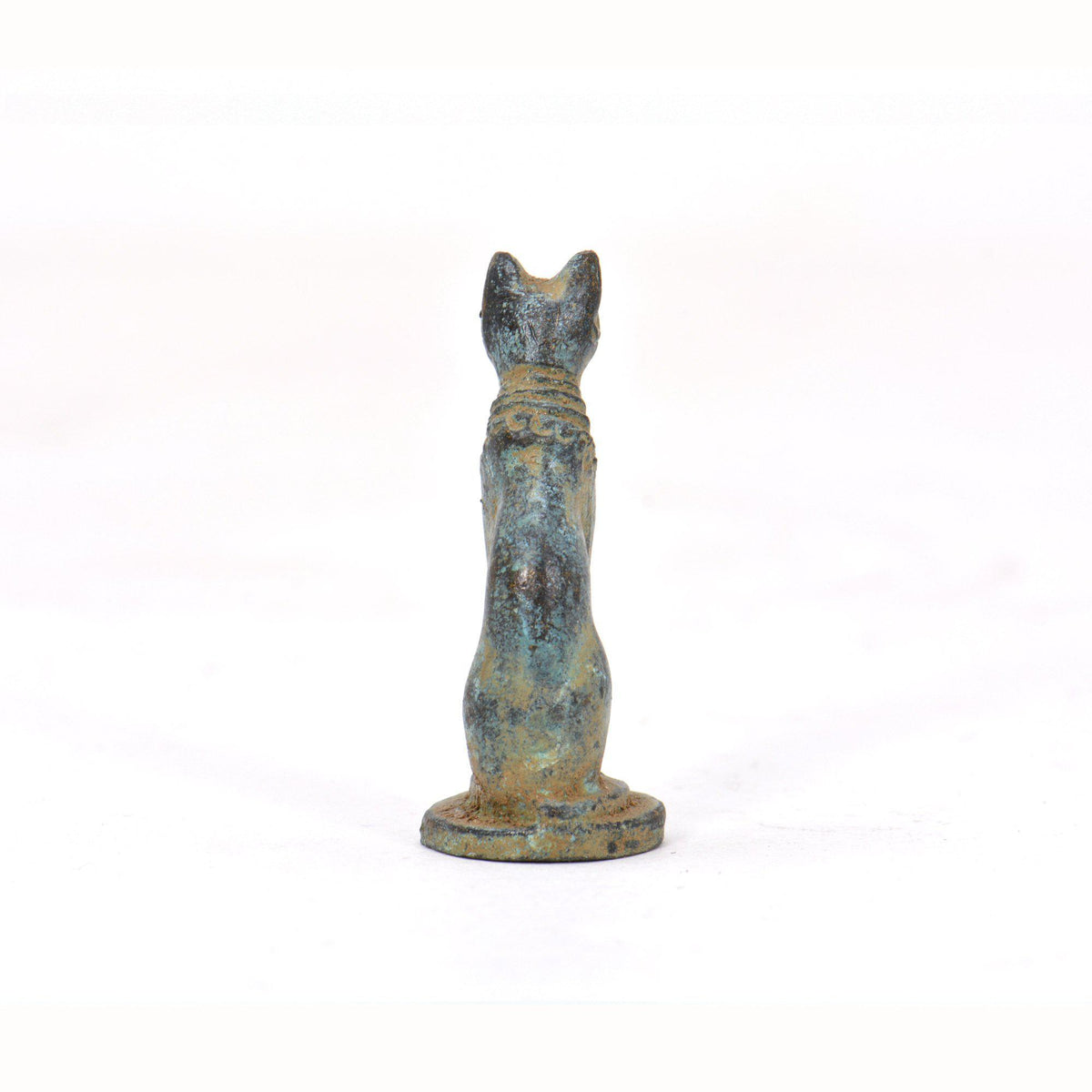 Chat Égyptien (mignon) - Statuette en Bronze 3,5 cm