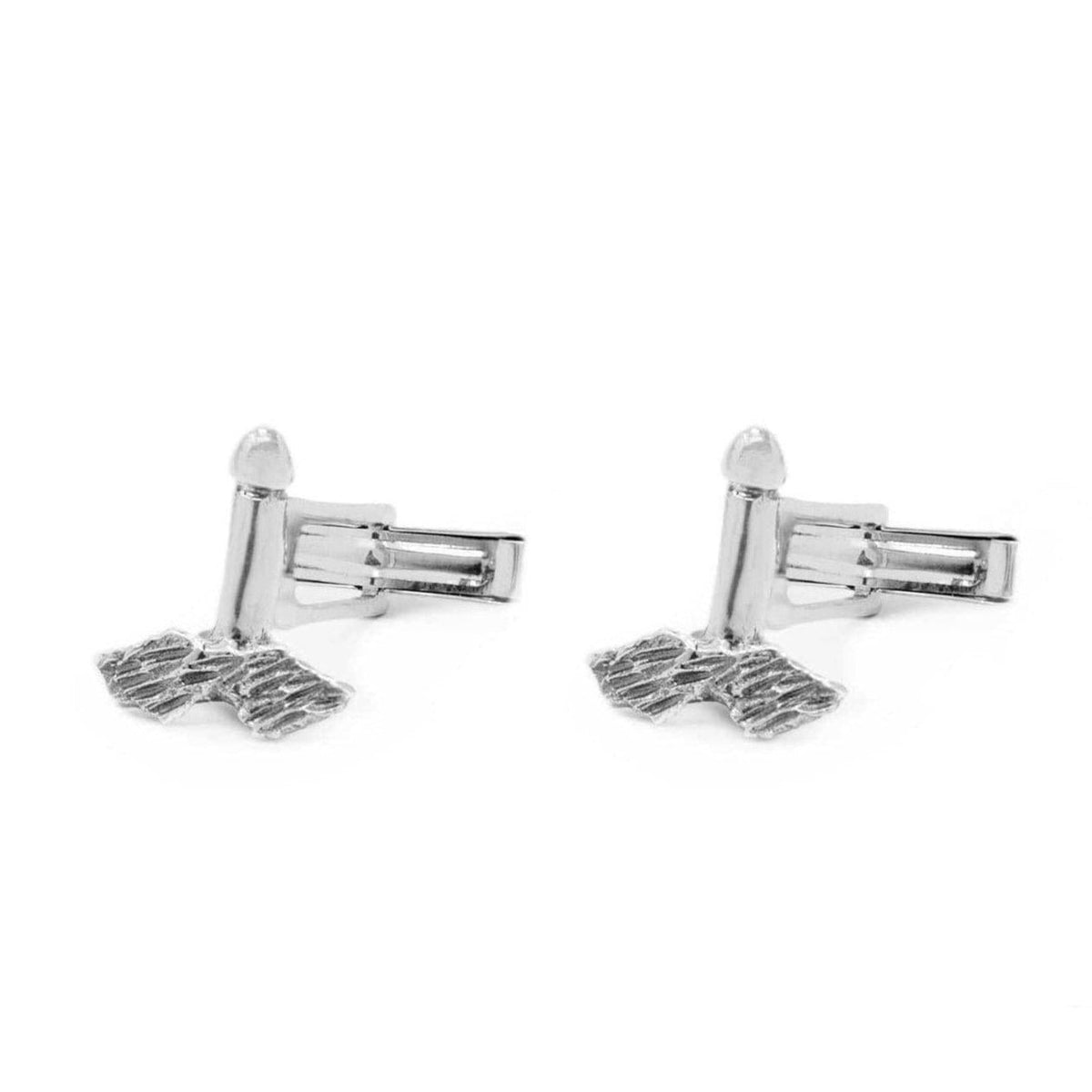 Cufflinks with Winged Phallus from Pompeii 925 Silver - Museum Shop Italy
