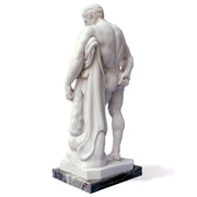Hercules Farnese Marble Statue 13"H (33cm)