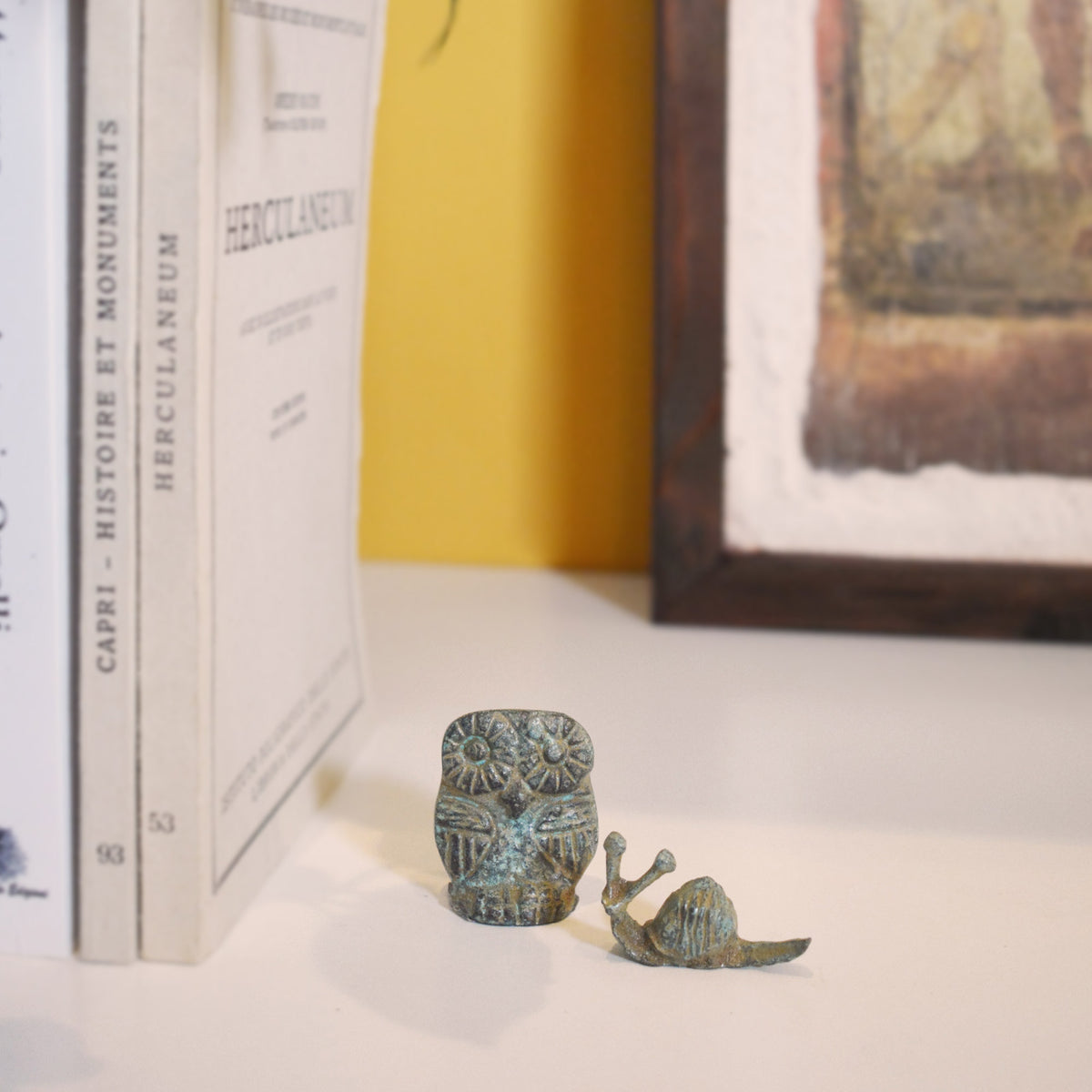 Schnecke (mignon) - Bronzefigur 3,5 cm