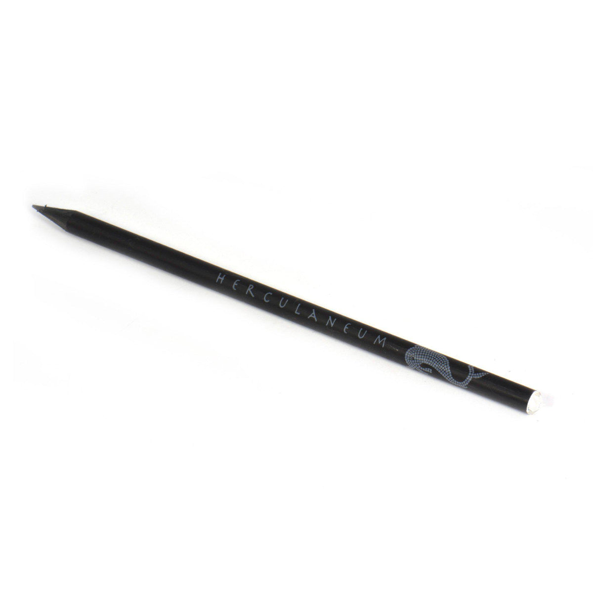 Black pencil with Swarovski – Herculaneum Dolphin variant, ancient marine decoration