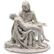 Scultura Pietà di Michelangelo in fine Porcellana di Capodimonte | Museum Shop Italy