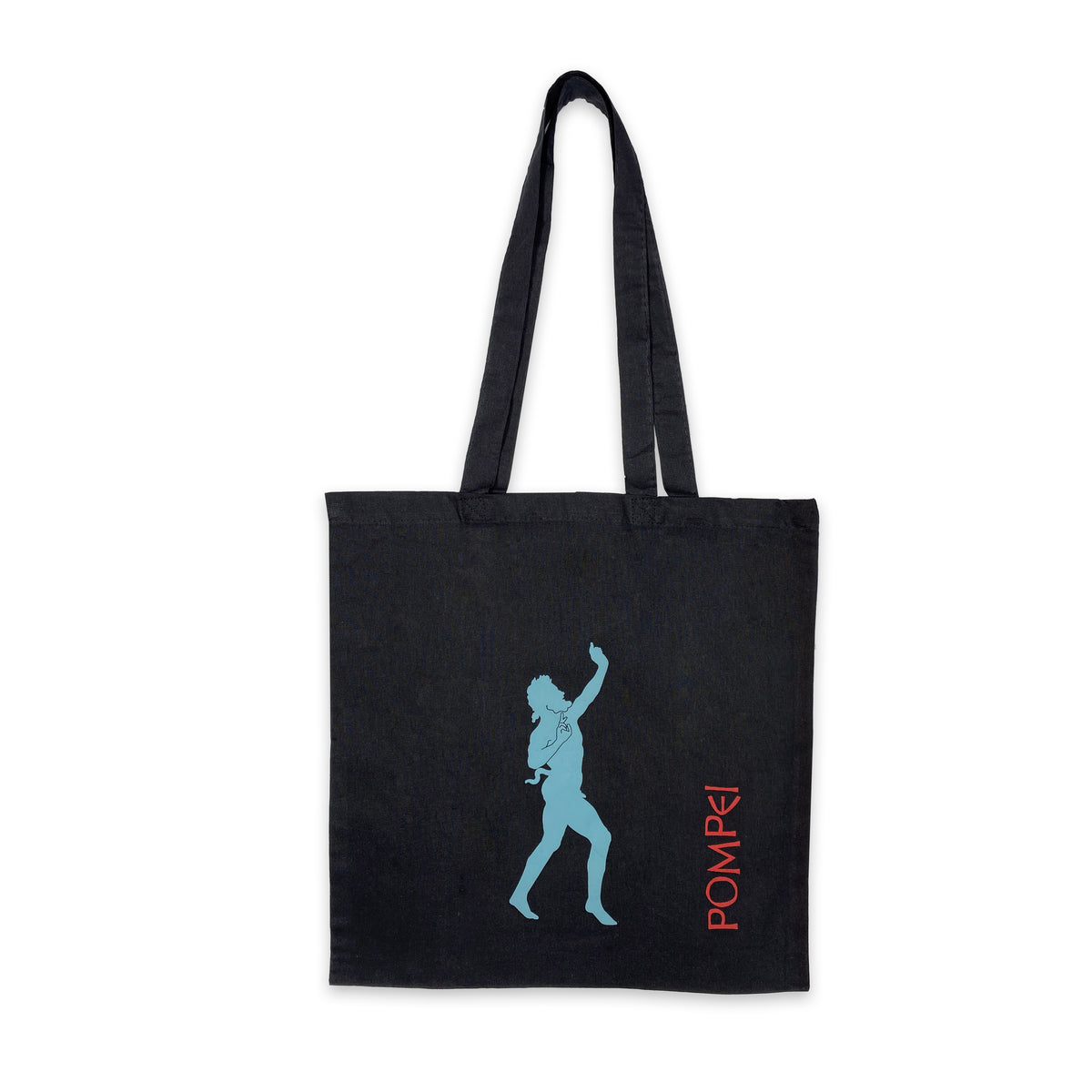 Fauno Danzante shopper bag in black cotton