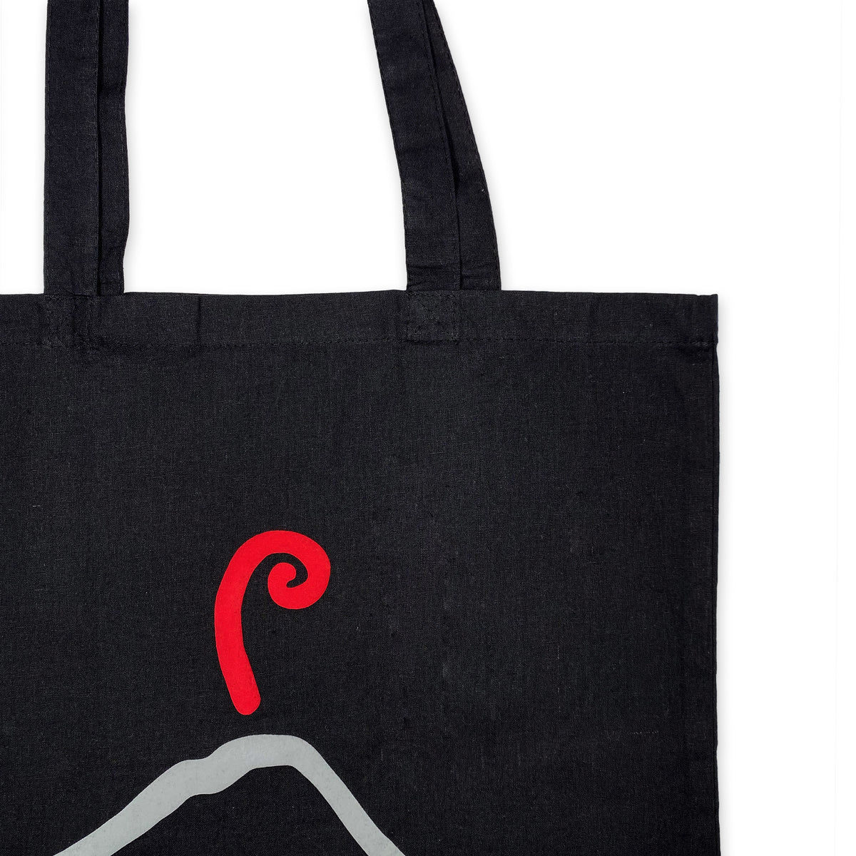 Black Vesuvio eco-friendly cotton bag