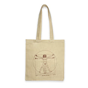 Leonardo Da Vinci Vitruvian Man Einkaufstasche