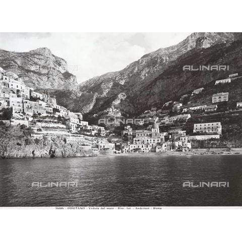 Позитано, вид на море, фотопечать, Alinari - Museum-Shop.it